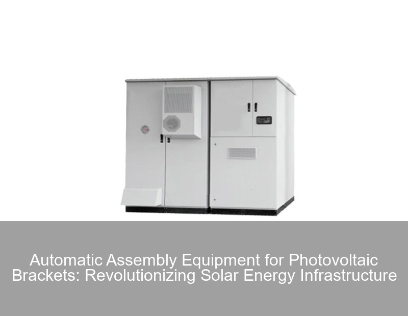 Automatic Assembly Equipment for Photovoltaic Brackets: Revolutionizing Solar Energy Infrastructure