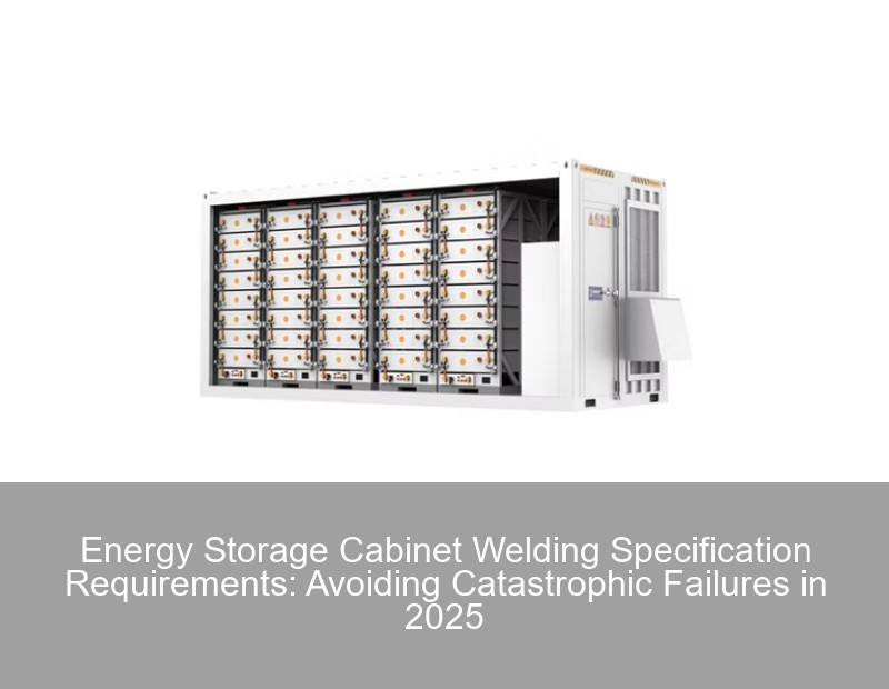 Energy Storage Cabinet Welding Specification Requirements: Avoiding Catastrophic Failures in 2025 | Huijue Group