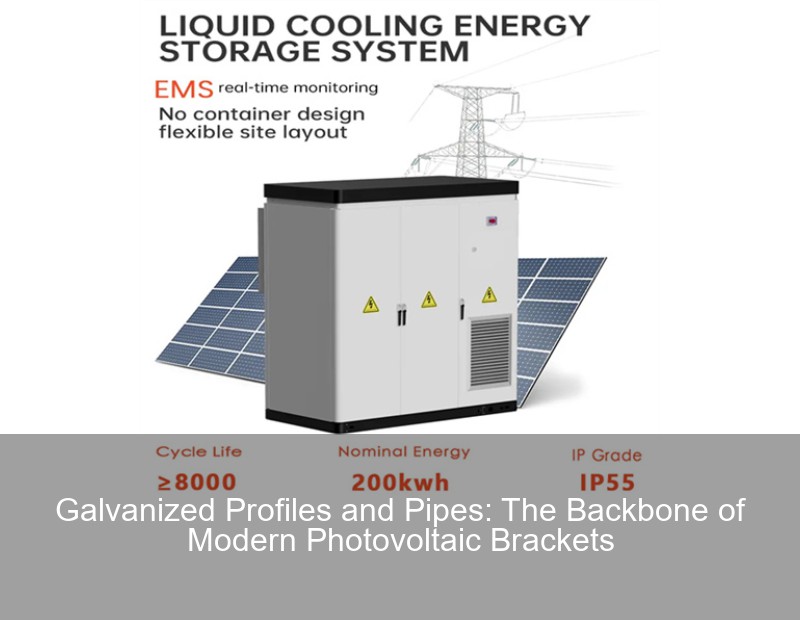Galvanized Profiles and Pipes: The Backbone of Modern Photovoltaic Brackets | Huijue Group