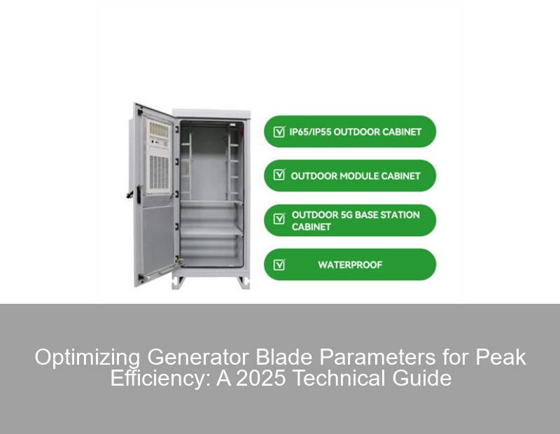 Optimizing Generator Blade Parameters for Peak Efficiency: A 2025 Technical Guide
