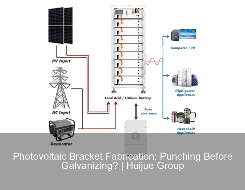 Photovoltaic Bracket Fabrication: Punching Before Galvanizing? | Huijue Group