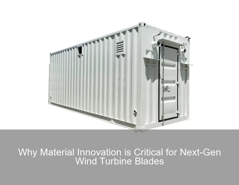 Why Material Innovation is Critical for Next-Gen Wind Turbine Blades