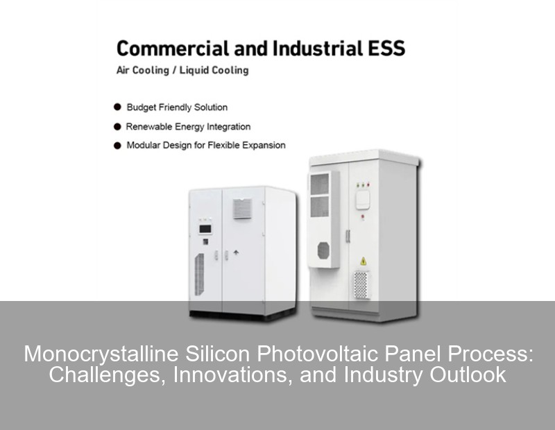 Monocrystalline Silicon Photovoltaic Panel Process: Challenges, Innovations, and Industry Outlook