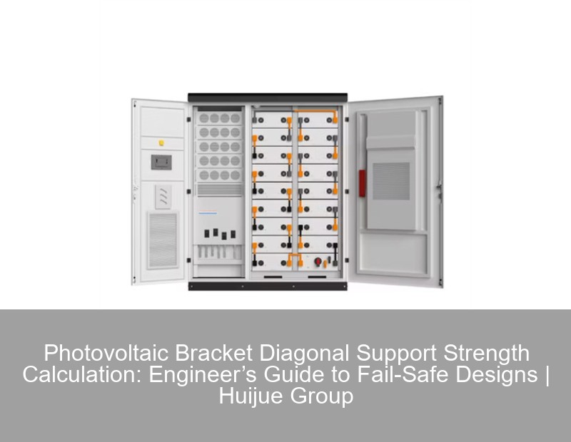 Photovoltaic Bracket Diagonal Support Strength Calculation: Engineer’s Guide to Fail-Safe Designs | Huijue Group