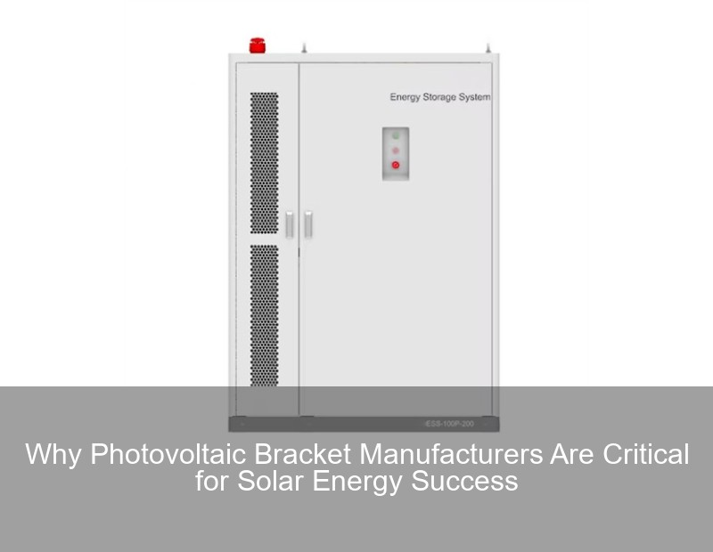 Why Photovoltaic Bracket Manufacturers Are Critical for Solar Energy Success
