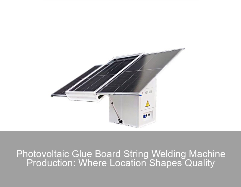 Photovoltaic Glue Board String Welding Machine Production: Where Location Shapes Quality | Huijue Group