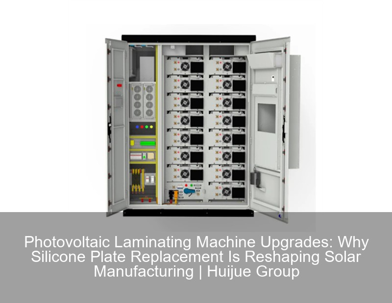 Photovoltaic Laminating Machine Upgrades: Why Silicone Plate Replacement Is Reshaping Solar Manufacturing | Huijue Group