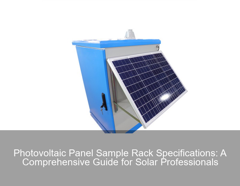 Photovoltaic Panel Sample Rack Specifications: A Comprehensive Guide for Solar Professionals | Huijue Group