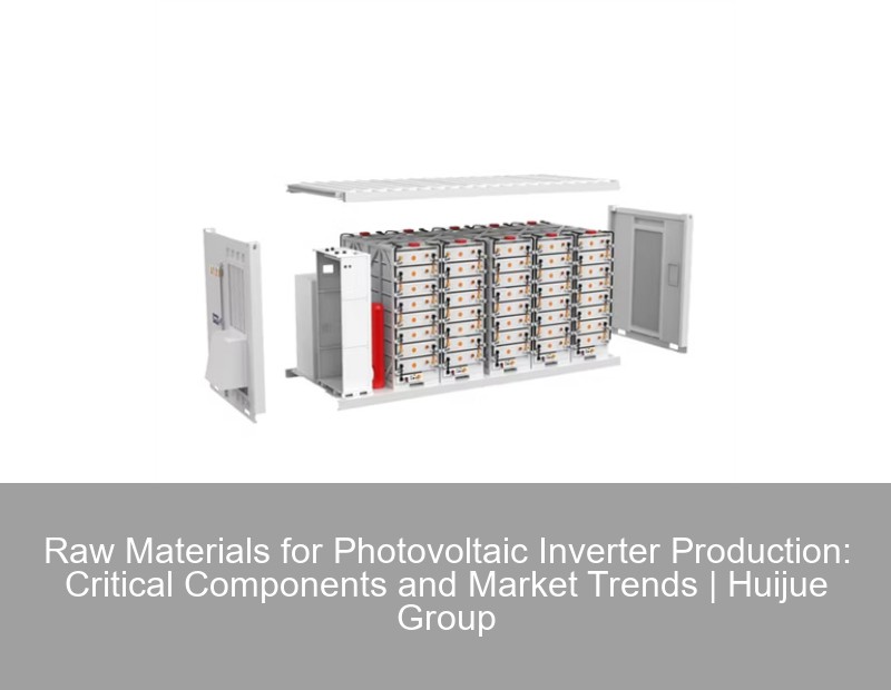 Raw Materials for Photovoltaic Inverter Production: Critical Components and Market Trends