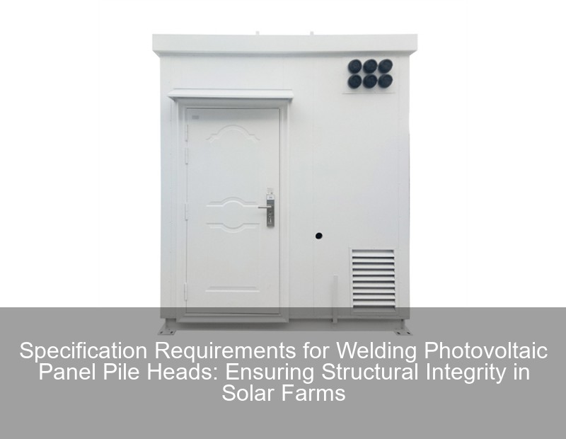 Specification Requirements for Welding Photovoltaic Panel Pile Heads: Ensuring Structural Integrity in Solar Farms