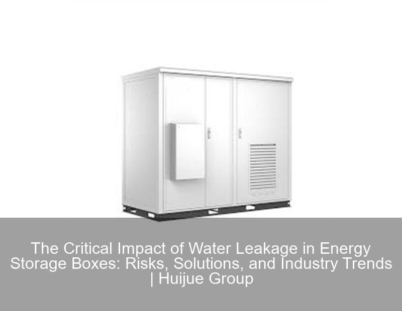The Critical Impact of Water Leakage in Energy Storage Boxes: Risks, Solutions, and Industry Trends