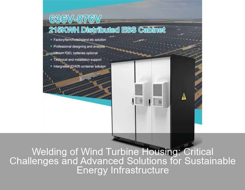 Welding of Wind Turbine Housing: Critical Challenges and Advanced Solutions for Sustainable Energy Infrastructure