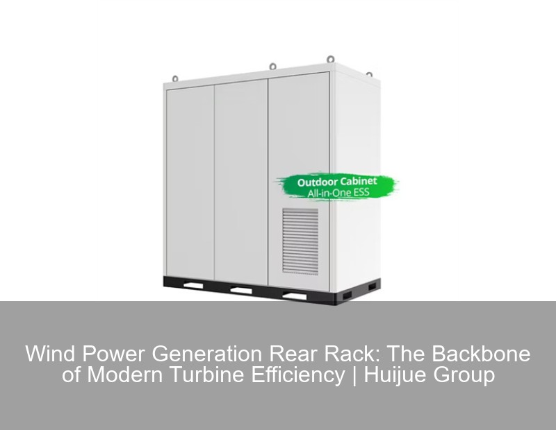 Wind Power Generation Rear Rack: The Backbone of Modern Turbine Efficiency | Huijue Group