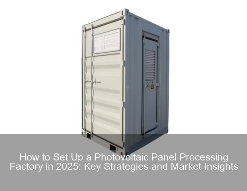 How to Set Up a Photovoltaic Panel Processing Factory in 2025: Key Strategies and Market Insights