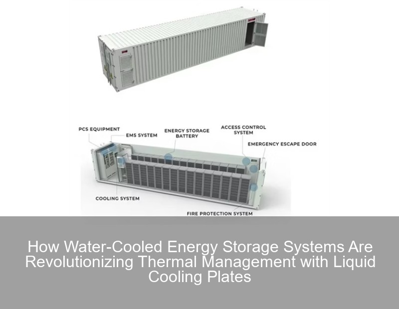 How Water-Cooled Energy Storage Systems Are Revolutionizing Thermal Management with Liquid Cooling Plates | Huijue Group